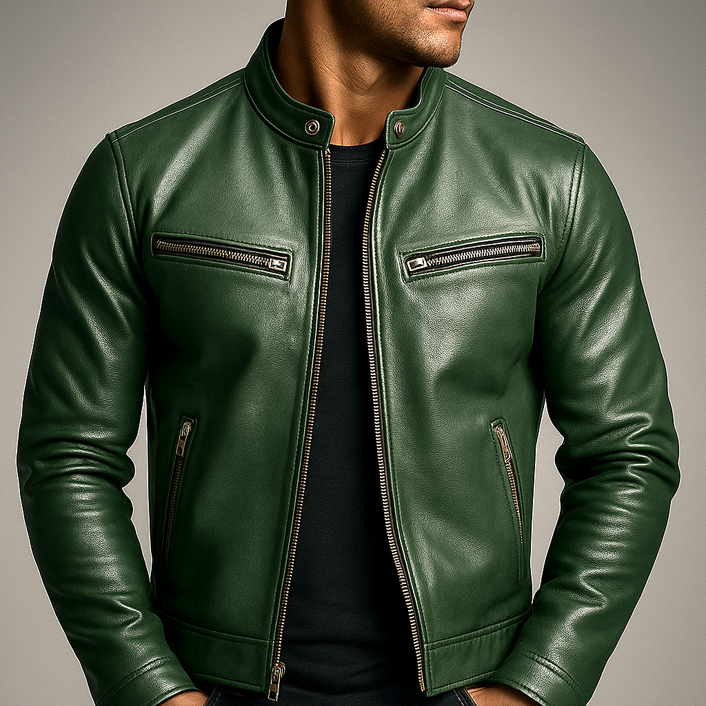 Paul | Veste en cuir vintage