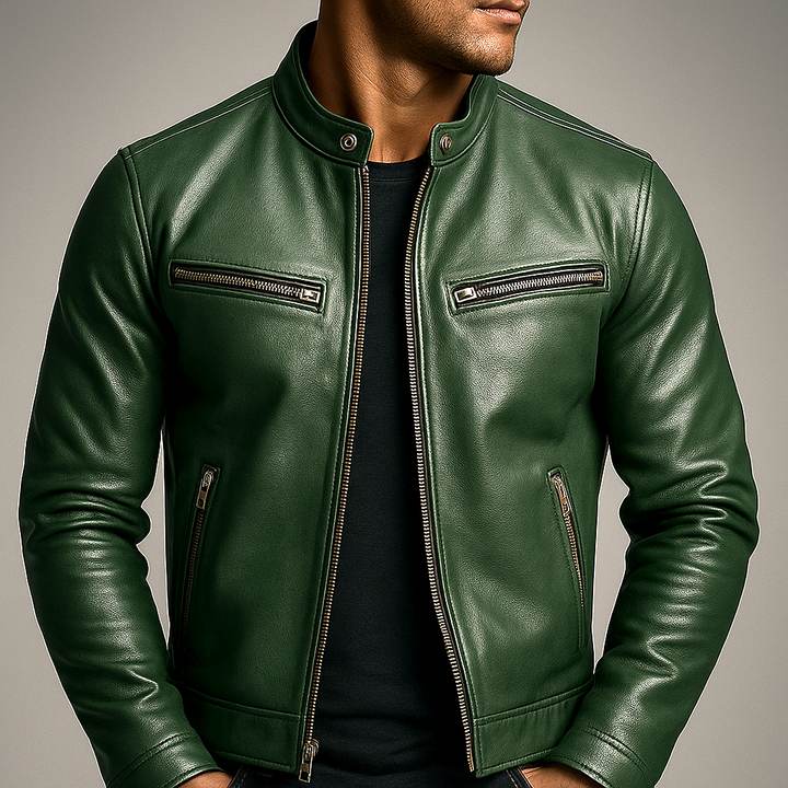 Paul | Veste en cuir vintage