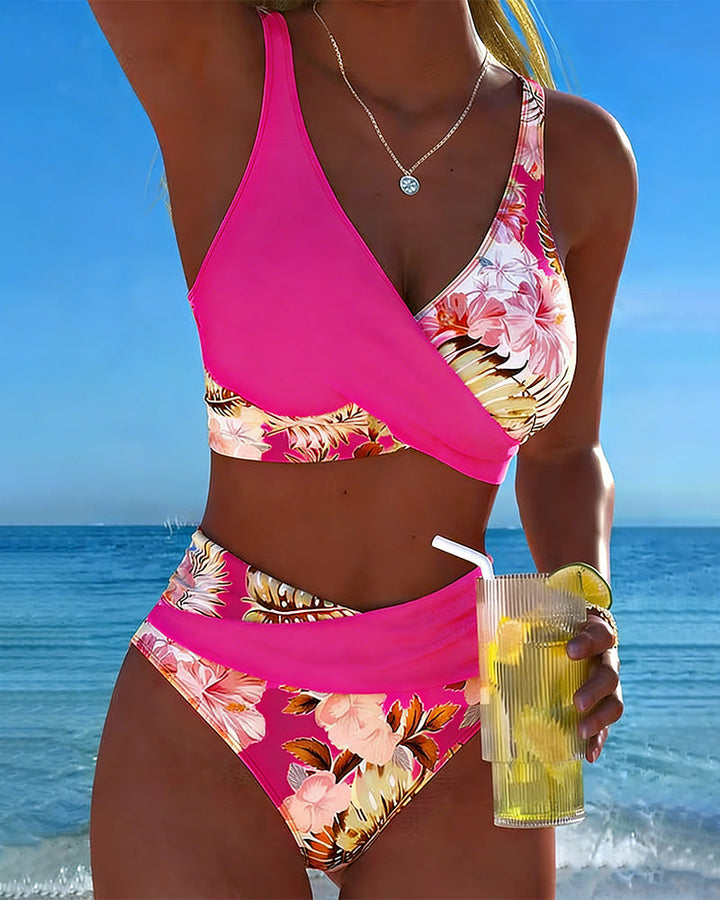 Jolie | Bikini floral contrast