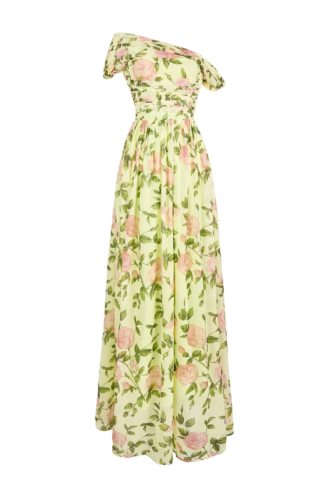 Rosalie | Robe Maxi Fleurie En Mousseline Élégante