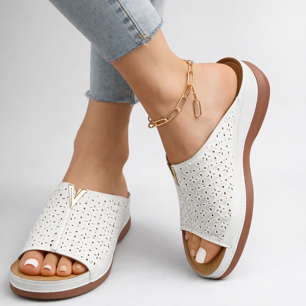 Sandales Vivara Orthopédiques En Cuir