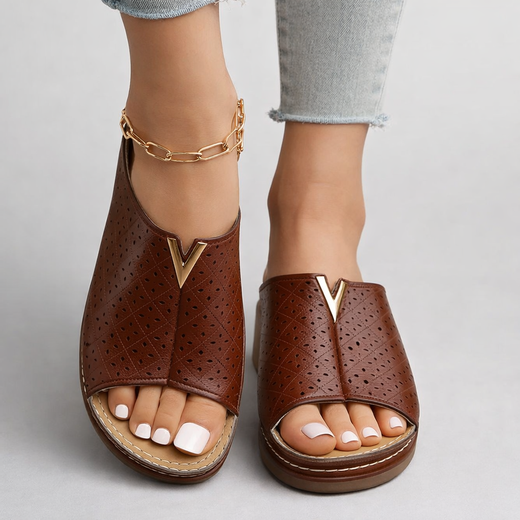 Sandales Vivara Orthopédiques En Cuir