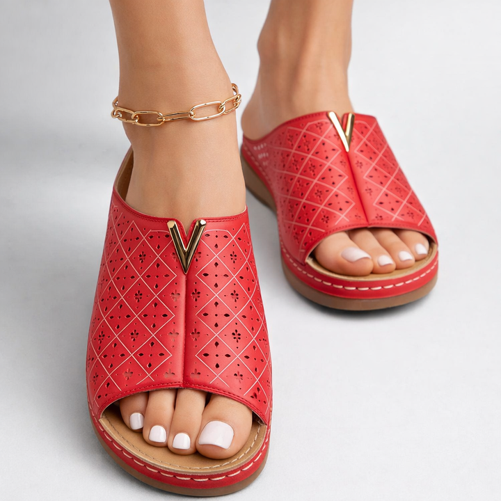Sandales Vivara Orthopédiques En Cuir