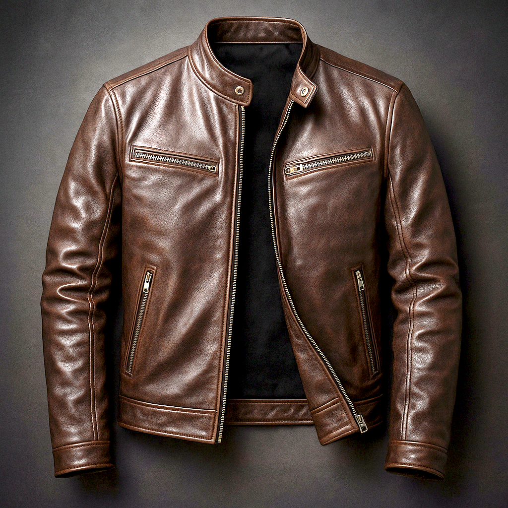 Paul | Veste en cuir vintage