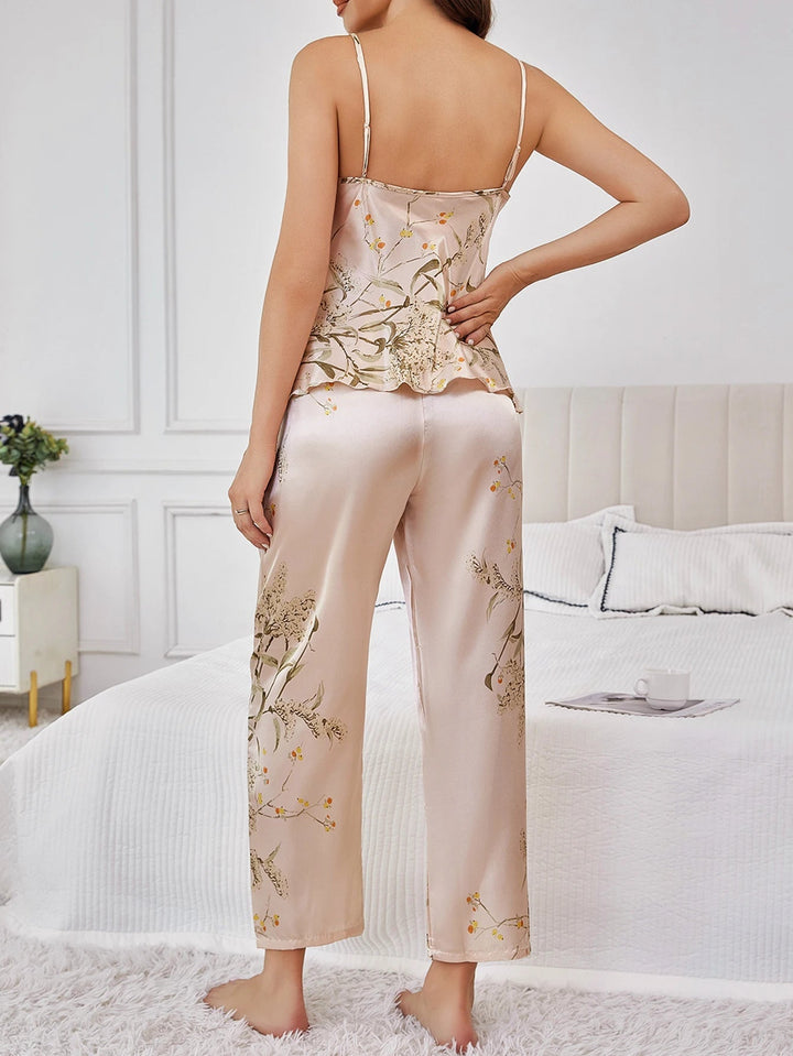 Ensemble Pyjama Fleurane En Satin