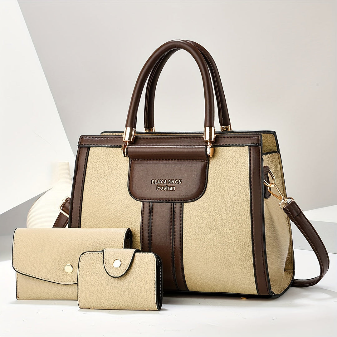 Sophie - Ensemble de sacs en cuir élégant 3 pièces