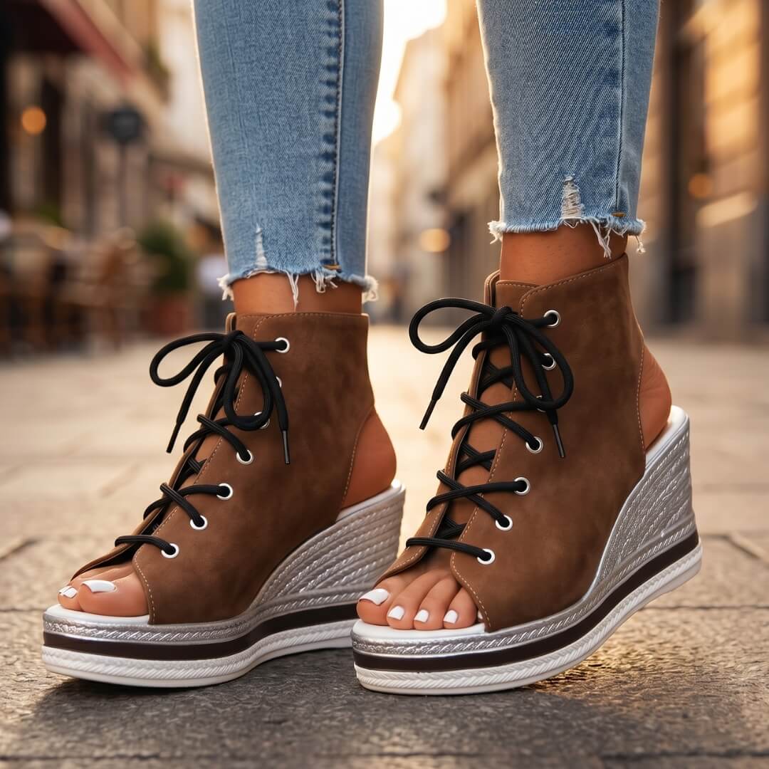 Lisa | sandales compensées