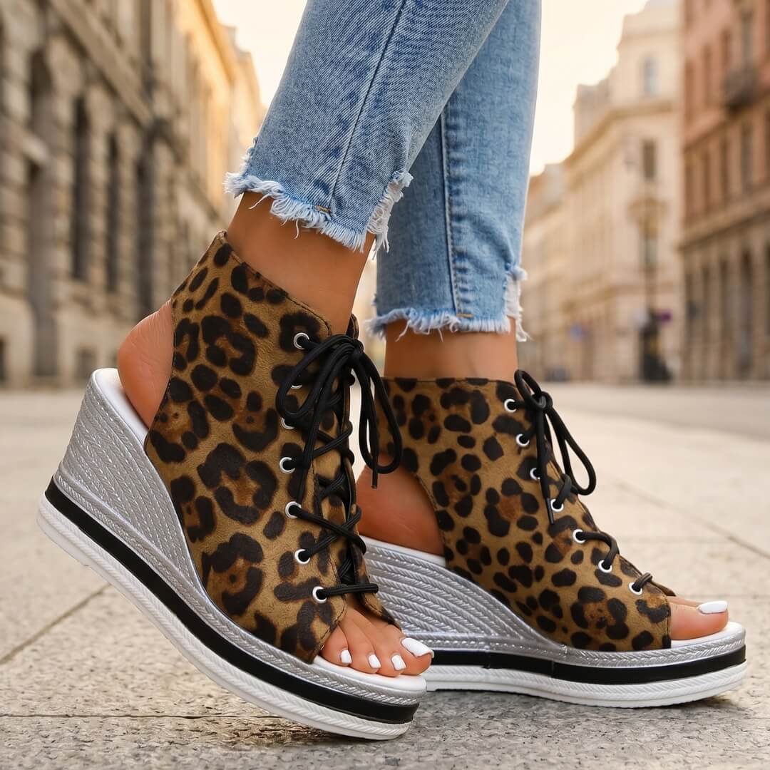 Lisa | sandales compensées