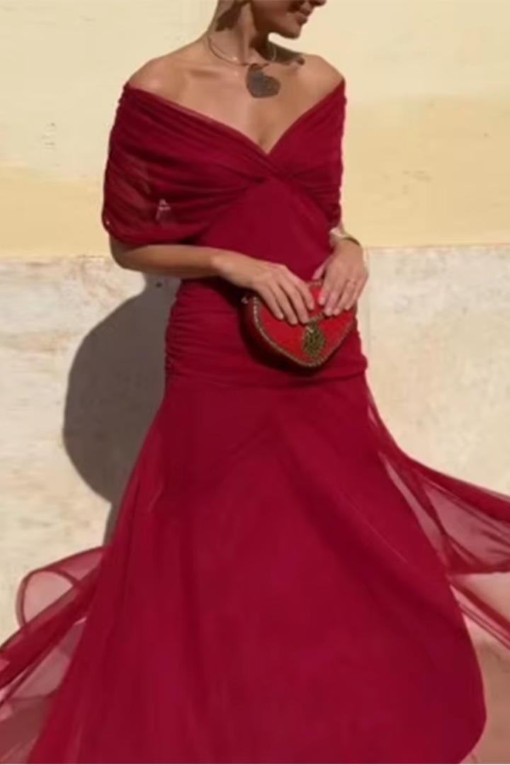 Juliette | Robe Maxi de Fête Élégante à Col V