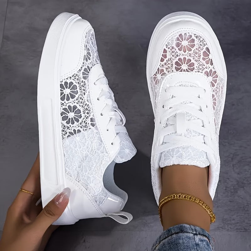 Olivia | Baskets en dentelle élégantes