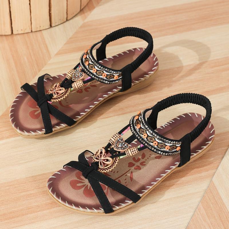 Marie | Sandales Style Ibiza Alliant Confort et Élégance