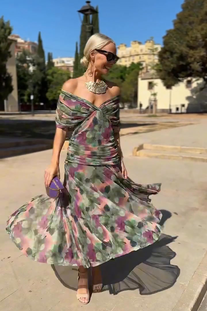 Juliette | Robe Maxi de Fête Élégante à Col V