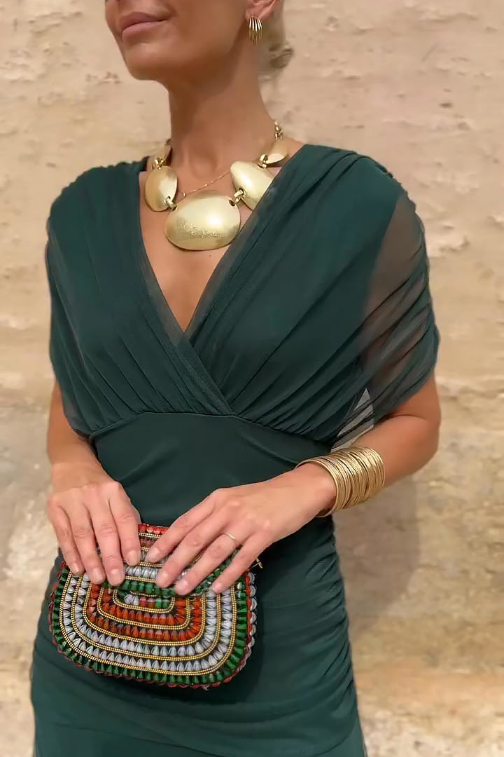 Juliette | Robe Maxi de Fête Élégante à Col V