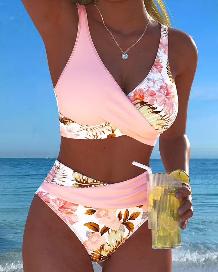 Jolie | Bikini floral contrast