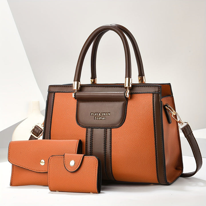 Sophie - Ensemble de sacs en cuir élégant 3 pièces