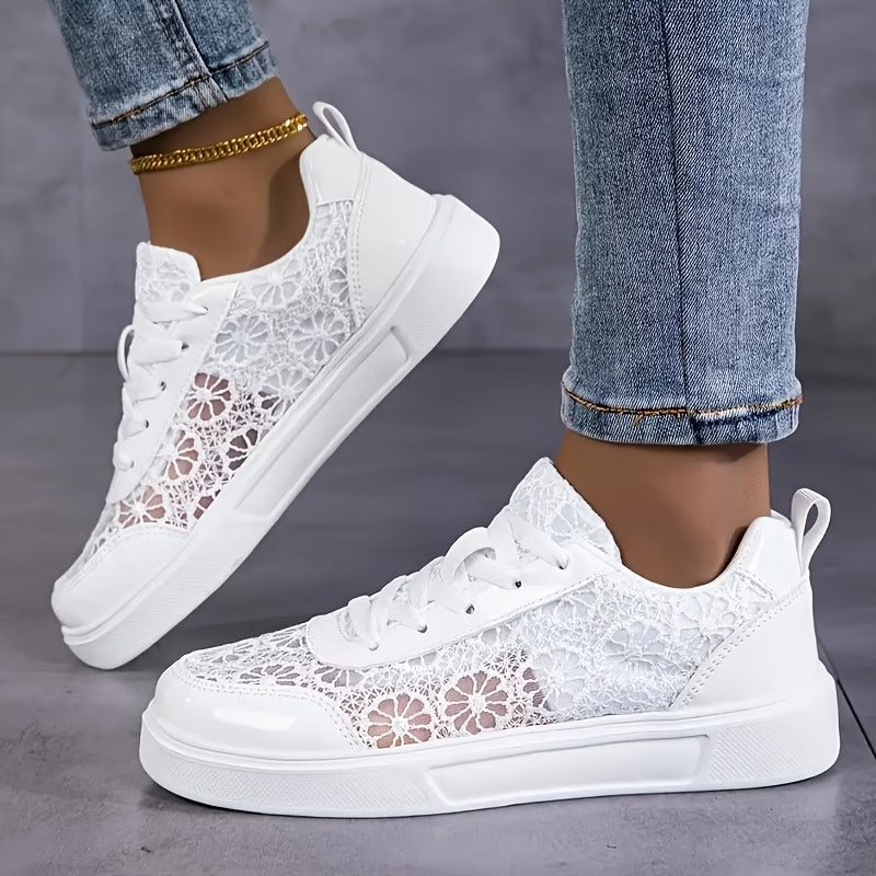 Olivia | Baskets en dentelle élégantes