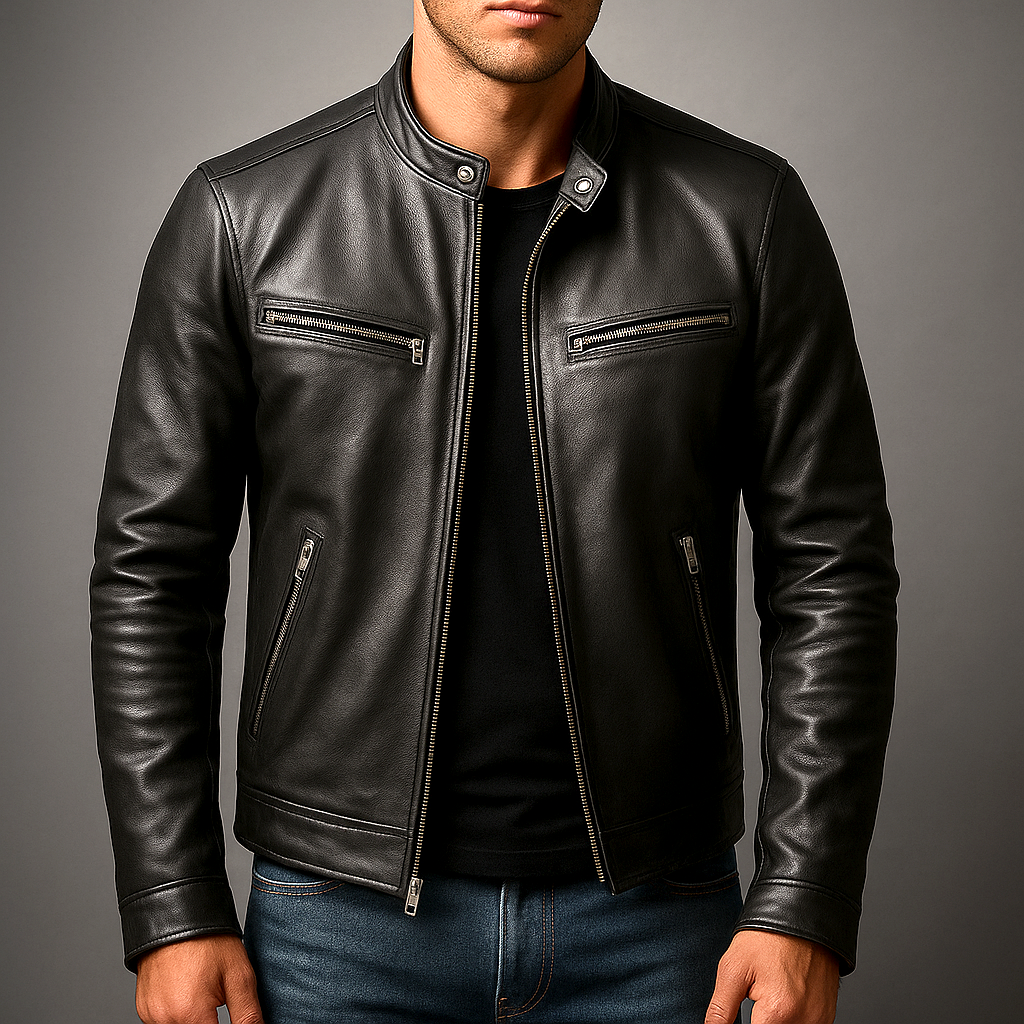 Paul | Veste en cuir vintage