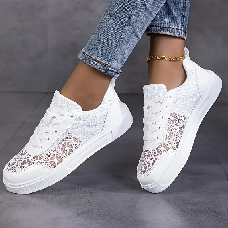 Olivia | Baskets en dentelle élégantes