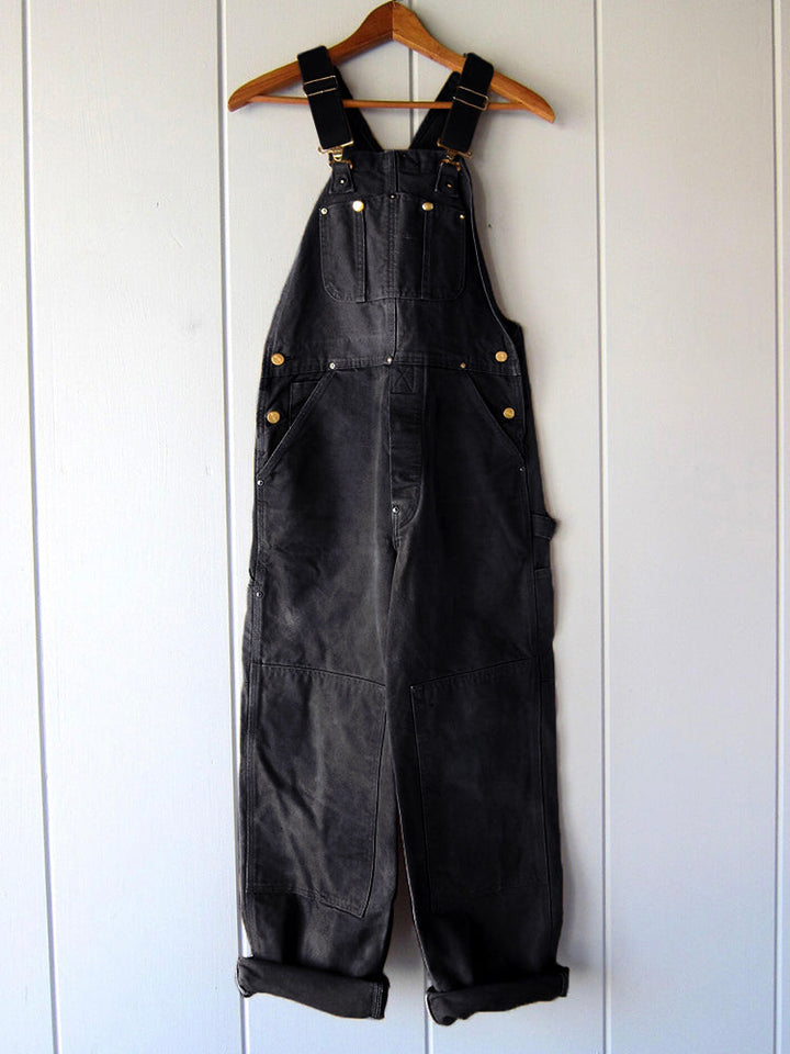 Combinaison En Toile Élégante Avec Poches