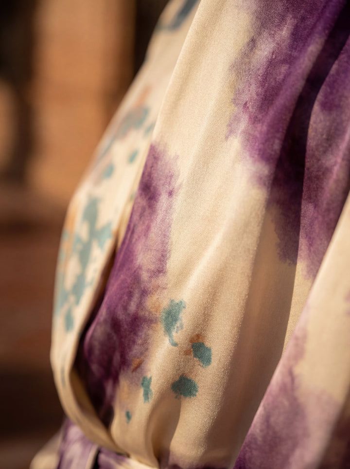Valeria | Robe Décolleté en V Élégante Imprimée