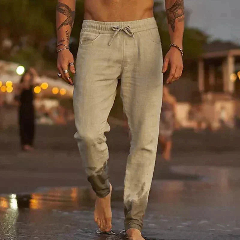 Matteo | Pantalon de plage en lin