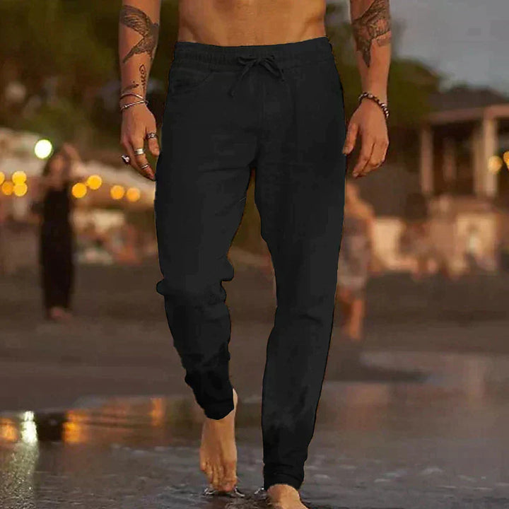Matteo | Pantalon de plage en lin