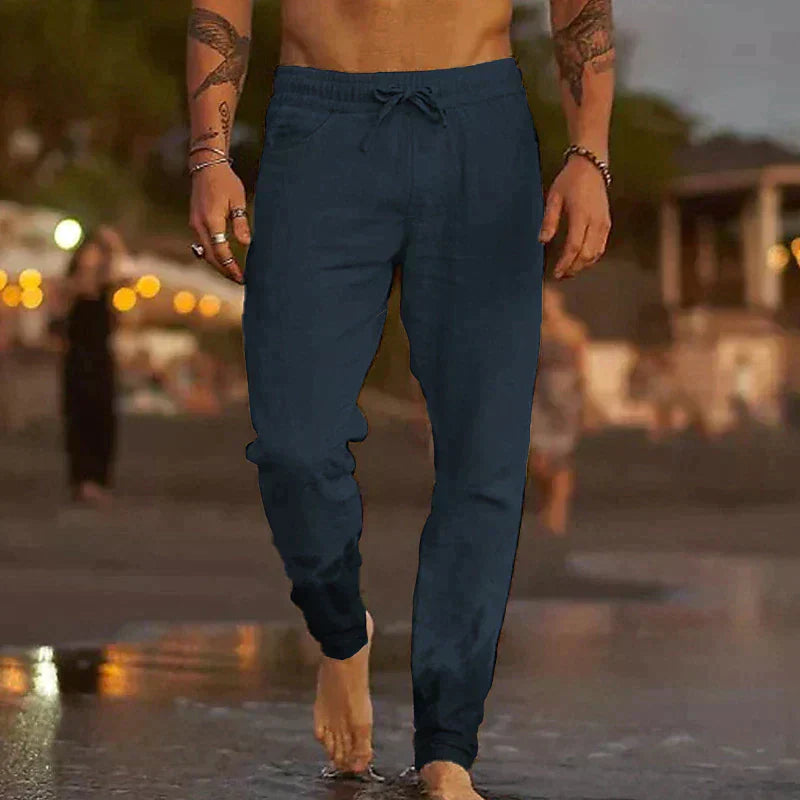 Matteo | Pantalon de plage en lin