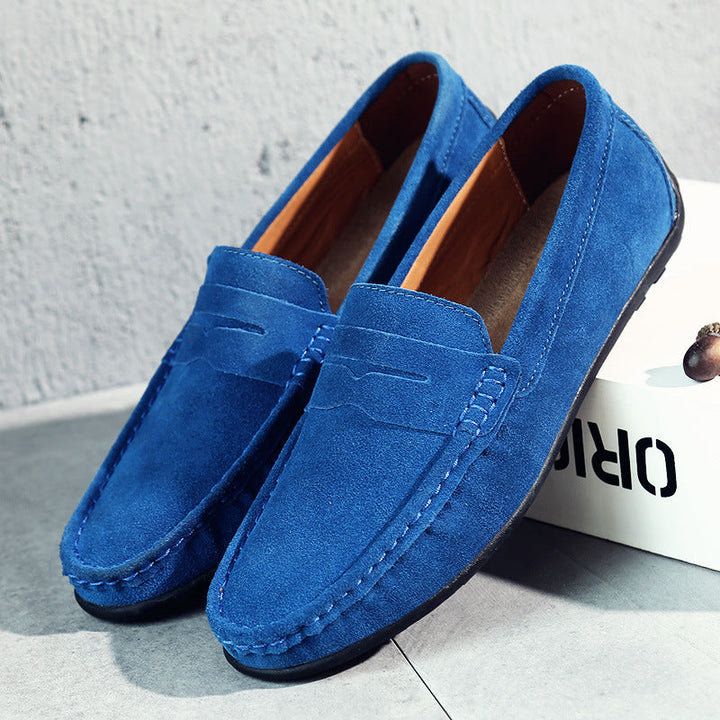 Liam | Mocassins rétro en daim pour homme