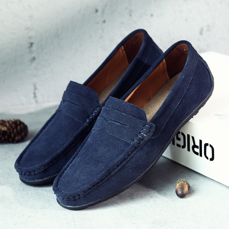 Liam | Mocassins rétro en daim pour homme
