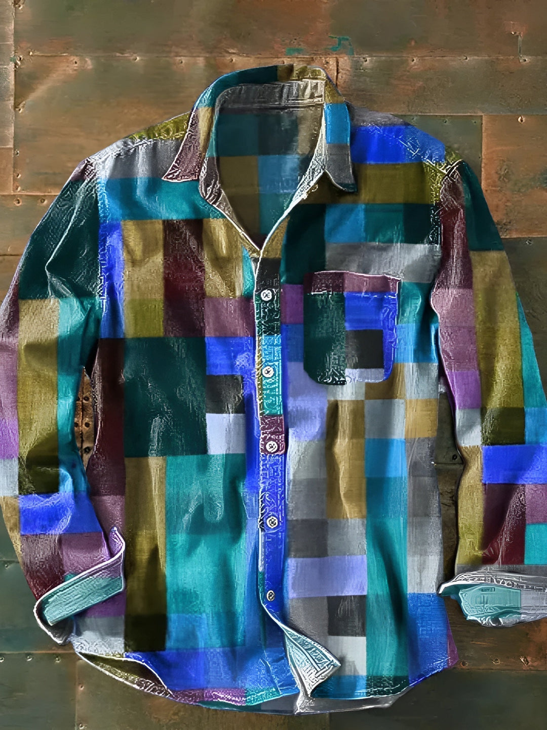 Laurent™| CHEMISE MOSAÏQUE SIGNATURE
