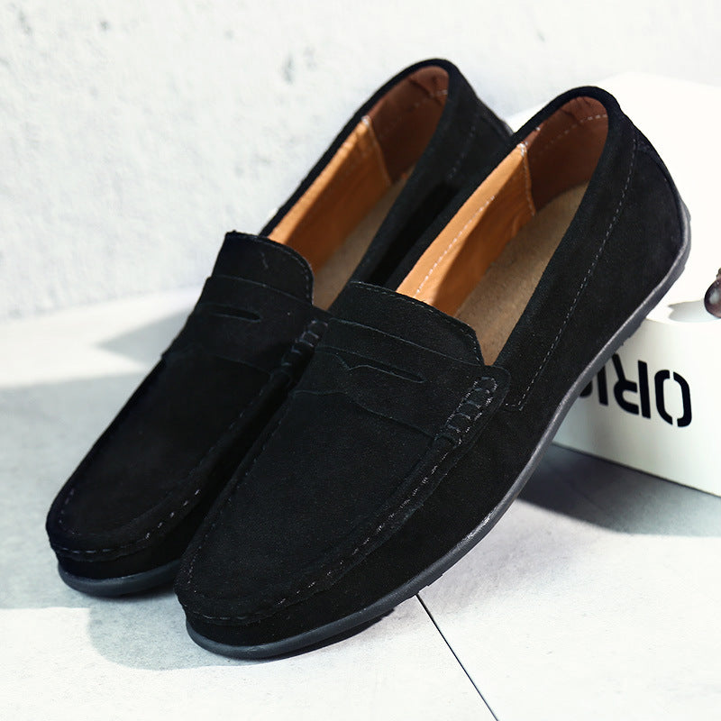 Liam | Mocassins rétro en daim pour homme