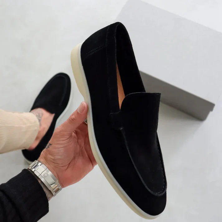 Luc | Mocassins élégants en daim