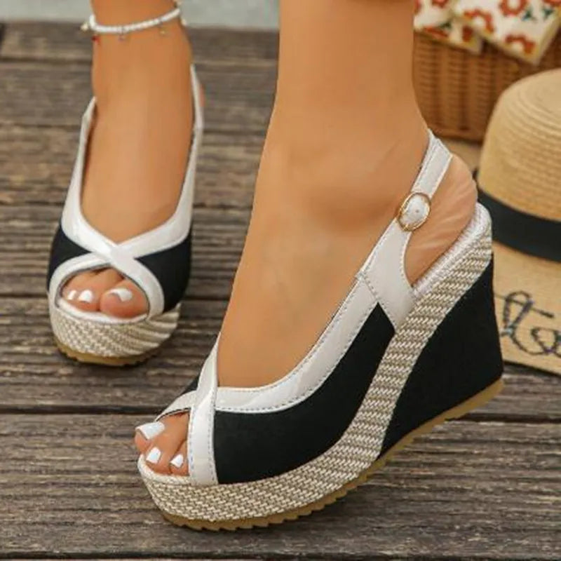 Sandales Palawan À Talons Compensés