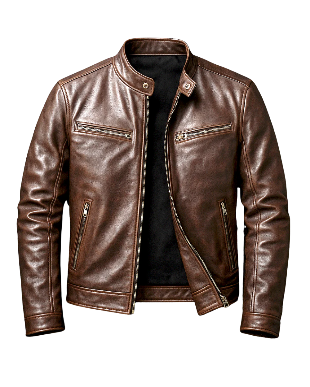 Paul | Veste en cuir vintage