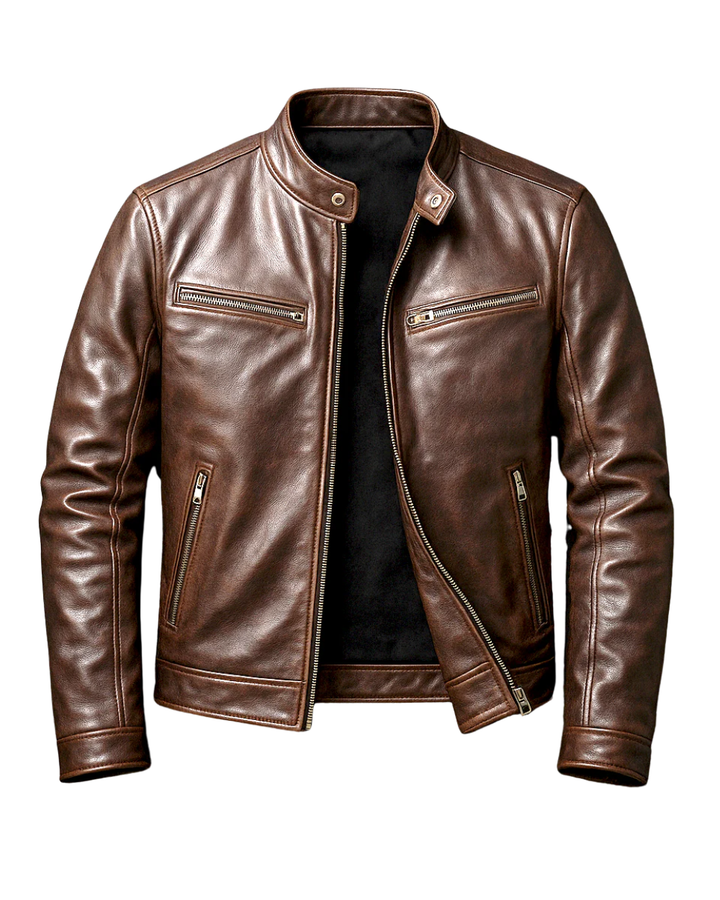Paul | Veste en cuir vintage