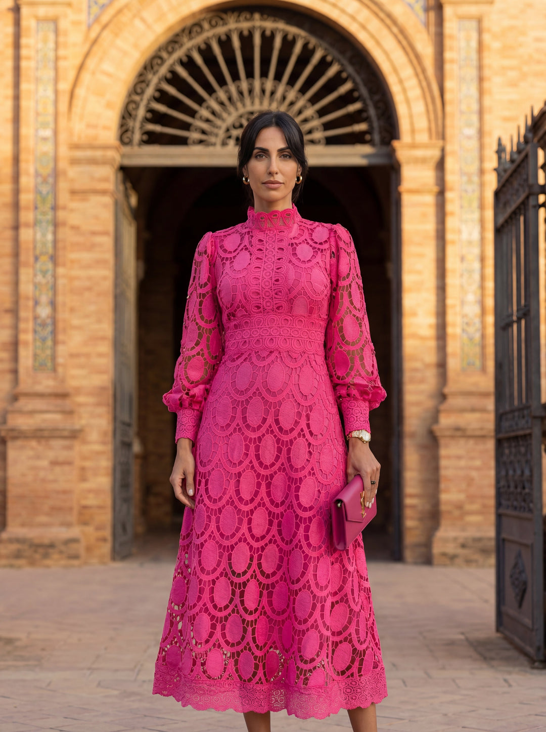 Capricornio | Robe Dentelle Élégante Raffinée