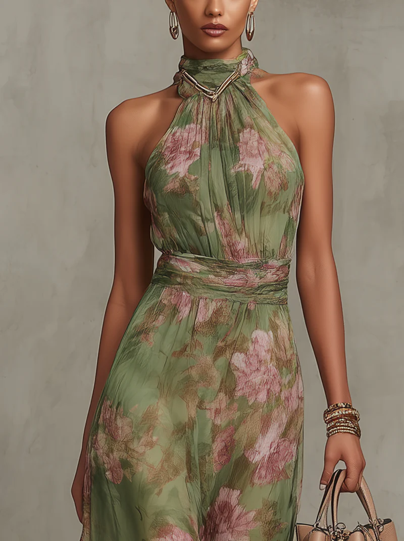 Sophie | Robe D’Été Florale Élégante