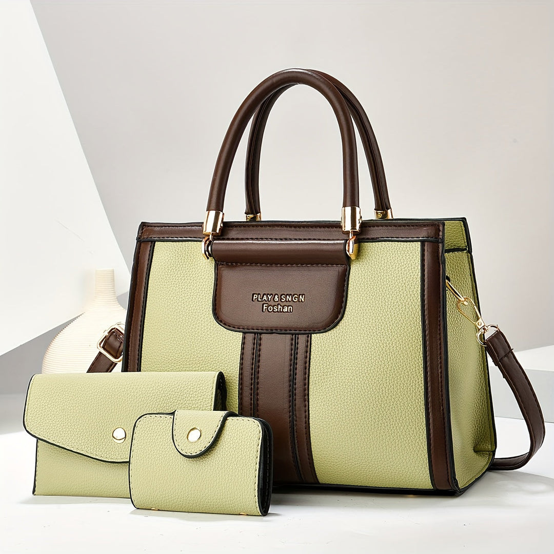 Sophie - Ensemble de sacs en cuir élégant 3 pièces