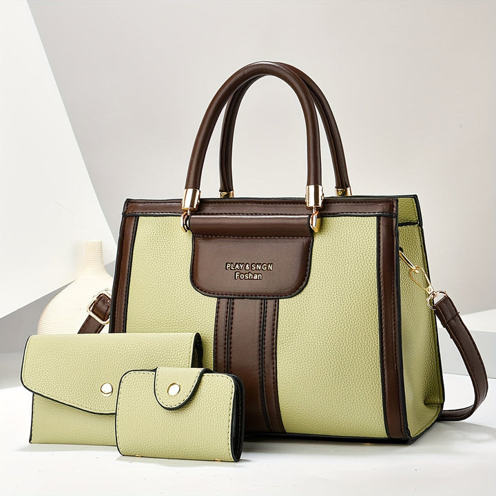 Sophie - Ensemble de sacs en cuir élégant 3 pièces