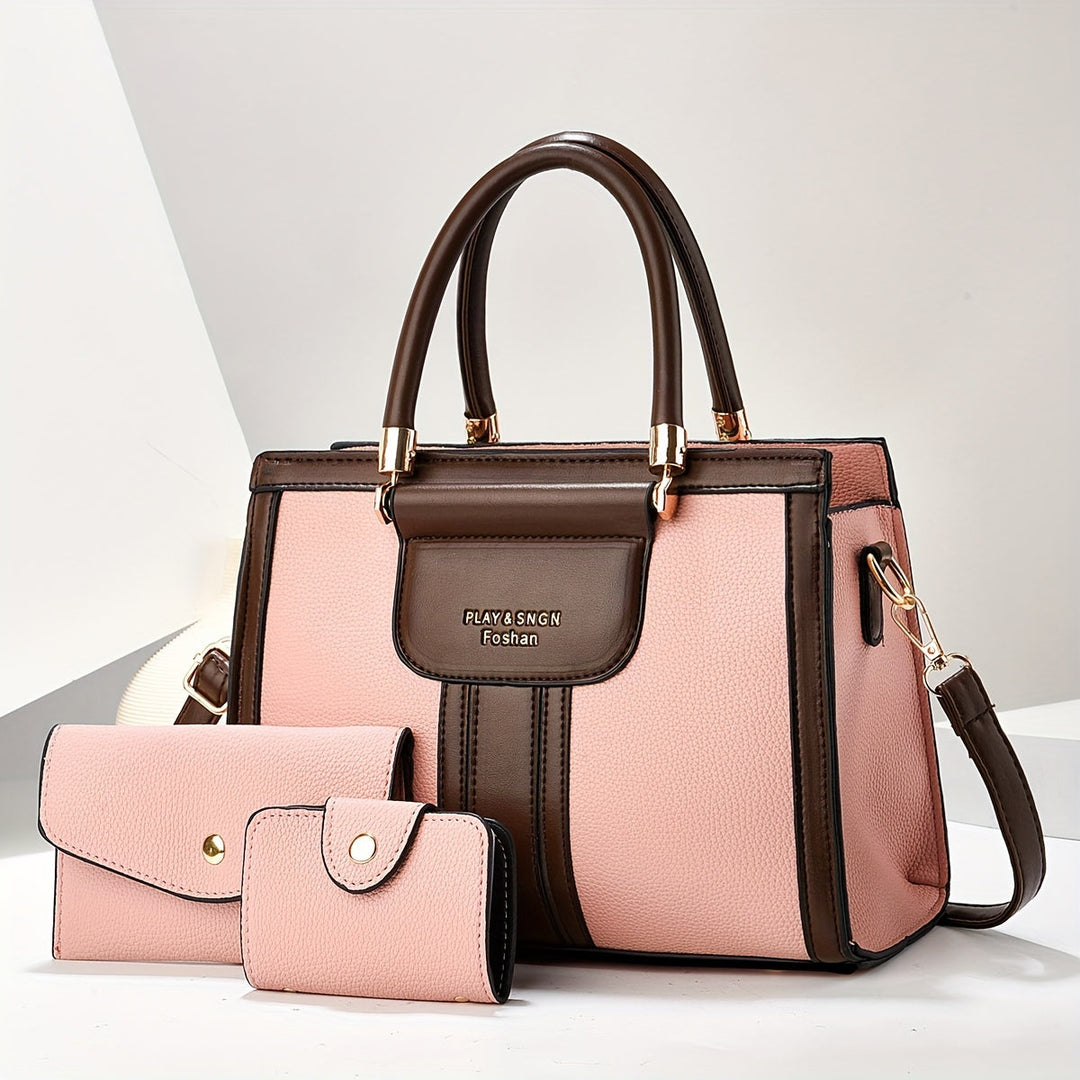Sophie - Ensemble de sacs en cuir élégant 3 pièces