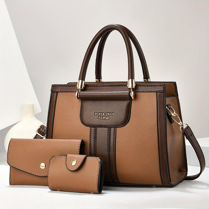 Sophie - Ensemble de sacs en cuir élégant 3 pièces