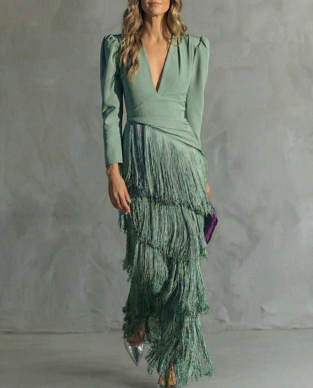 Clara | Robe Élégante à Franges