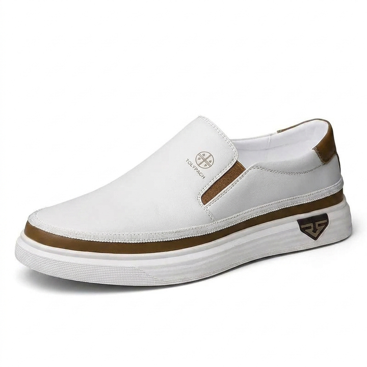 Arthur – Baskets Homme Slip-On en Cuir
