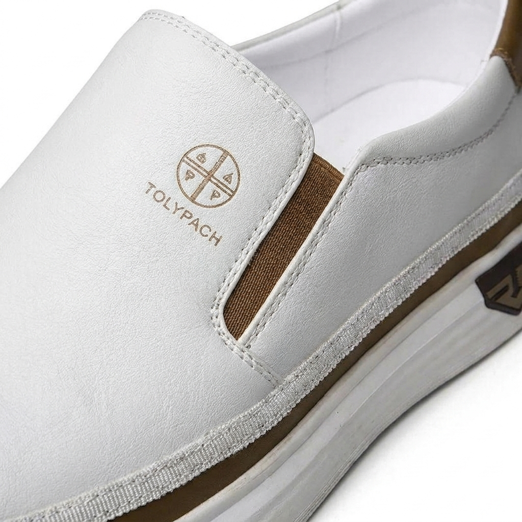 Arthur – Baskets Homme Slip-On en Cuir