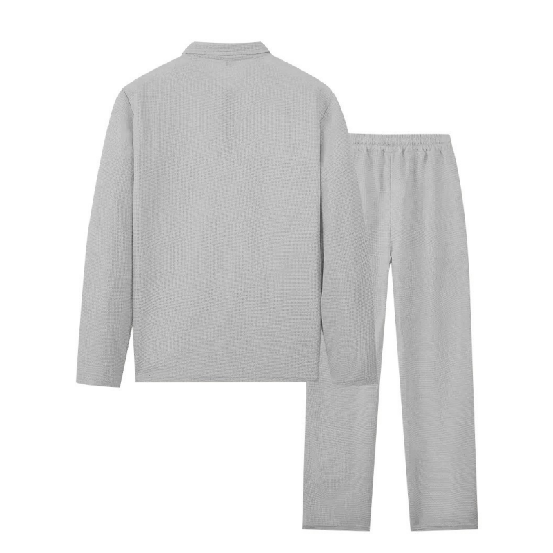 Ensemble Maille Gaufrée et Pantalon Droit