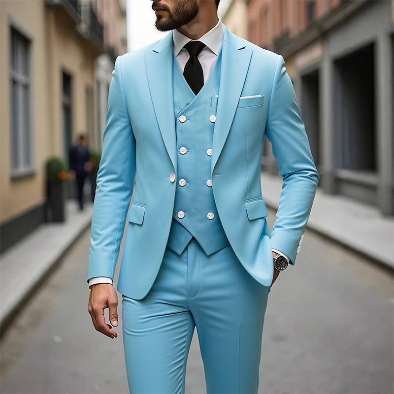 Ensemble 3 Pièces Slim Fit pour Homme