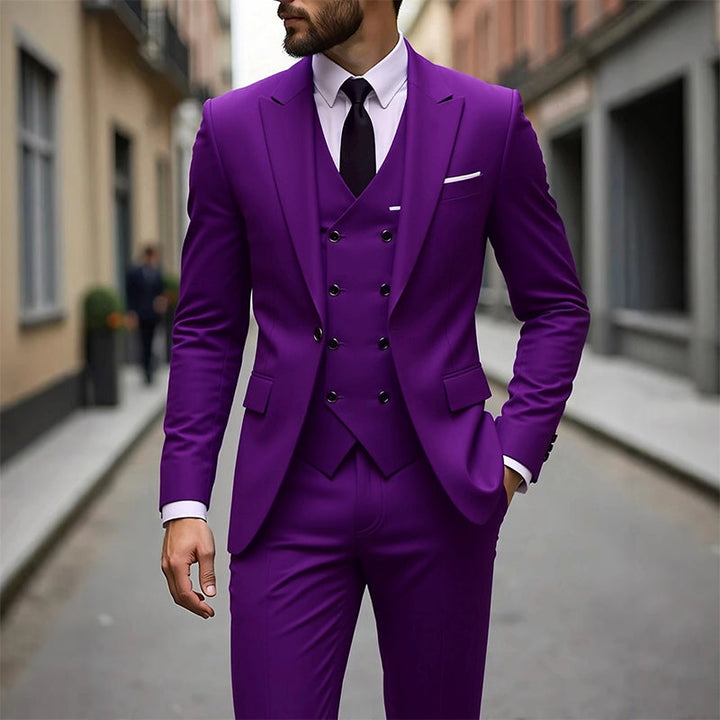 Ensemble 3 Pièces Slim Fit pour Homme