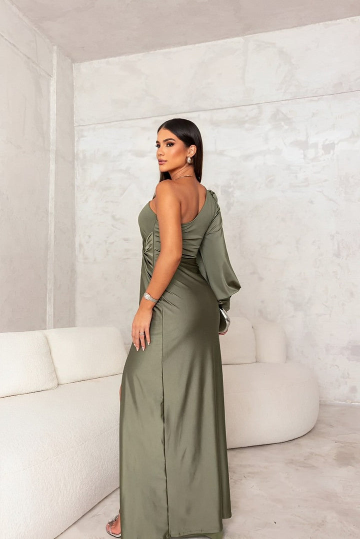 Begona | Robe Élégante Chic Asymétrique
